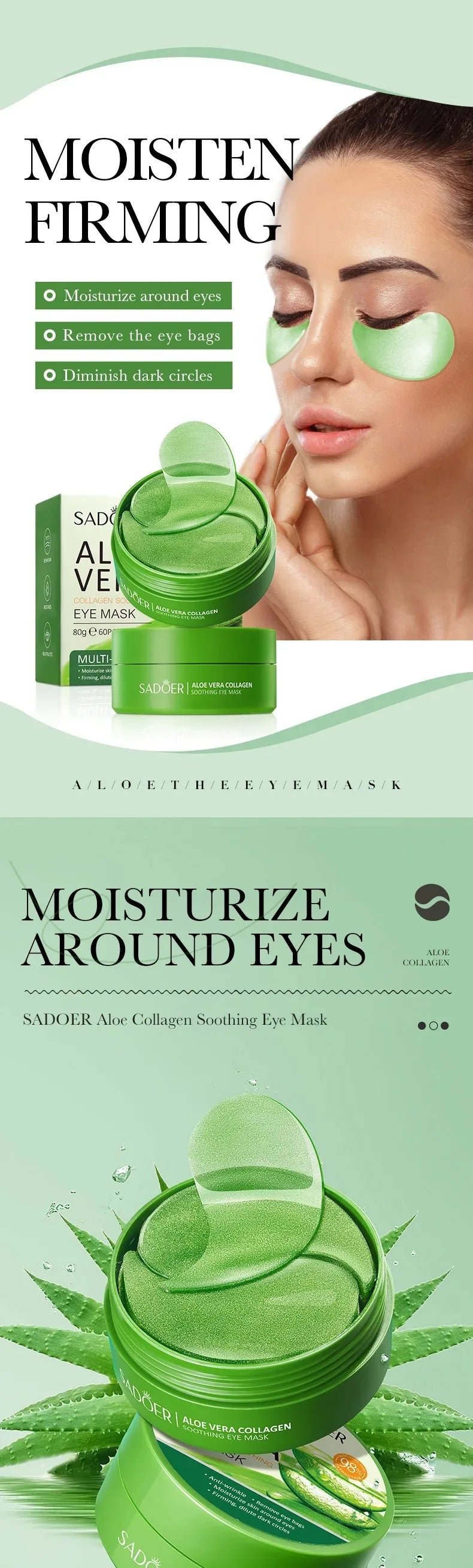Aloe Vera Eyes Skin Care  Anti Dark Circle